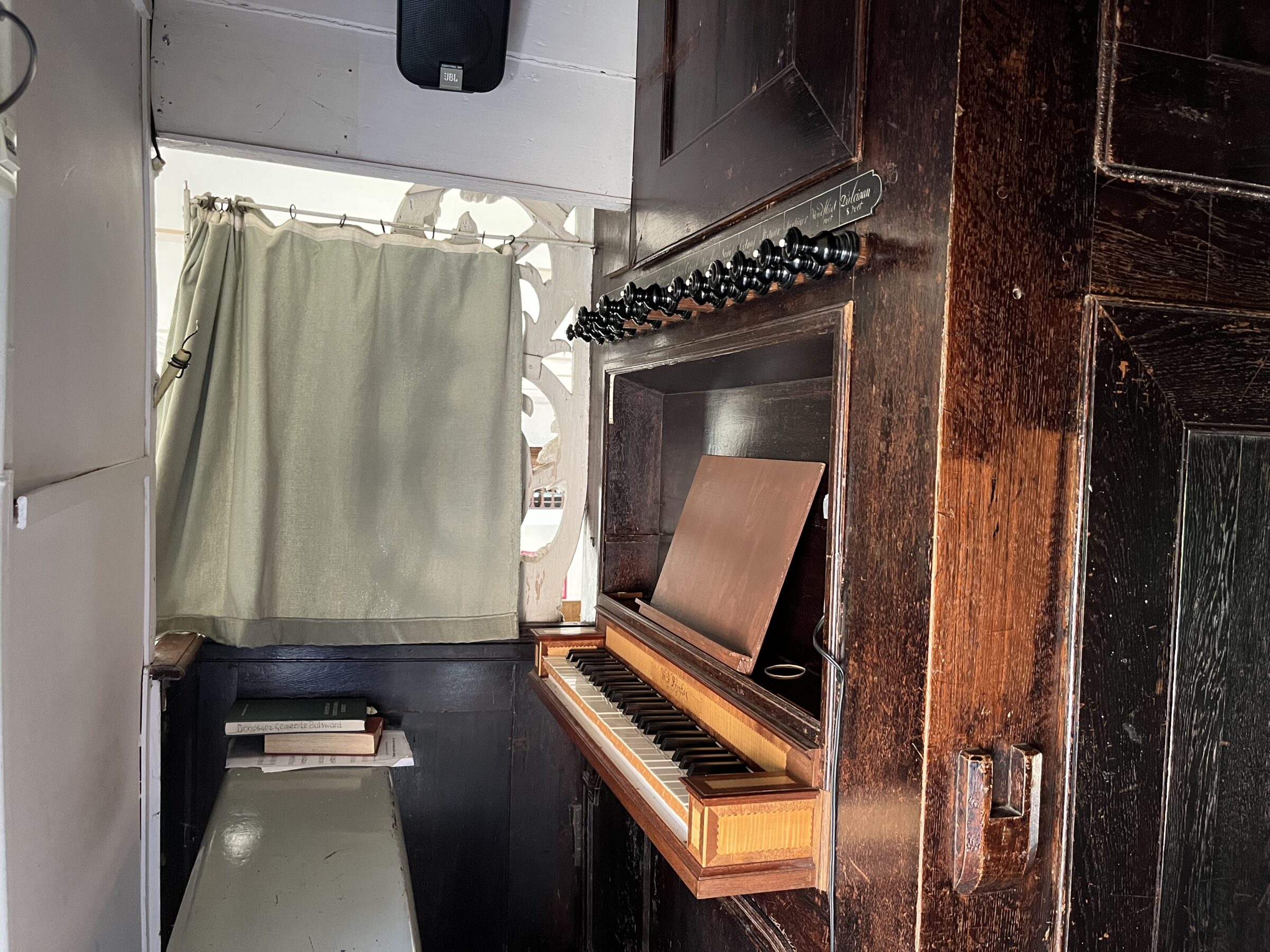 Doopsgezinde kerk Bolsward Freytag orgel organistbank